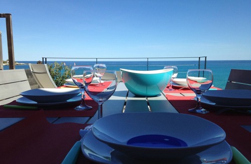 Marine de Saint Ambroggio House | LUMIO SANT AMBROGGIO BUNGALOW 2 ROOMS SEA . THE FEET IN WATER