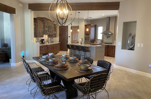 Gold Canyon House | LUX + Exciting Mt VIEWS: Theater, Pvt POOL & Spa, Fireplaces, Fire Pit, Mt Bikes