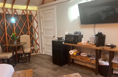 Escalante Resort | Luxury Glamping Yurt Resort Between National Parks with desert mountain views, close to hiking trails, slot canyons, off-roading and more!