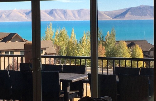 Fish Haven Cabin | Luxury lakeview cabin w/hot tub, pool, sports courts, pickleball, private beach!