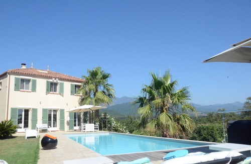 Serra-di-Fiumorbo Villa | Luxury villa -private heated pool-mountain view 5 min from the sea-4 bdrms -2SDB