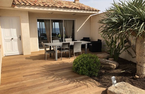 Pinarellu Villa | LUXURY VILLA - PANORAMIC SEA VIEW - BEACHFRONT - SWIMMING POOL & JACUZZI
