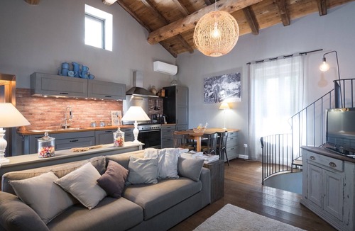 Fozzano House | Magnificent sheepfold, swimming pool and sea view in Fozzano
