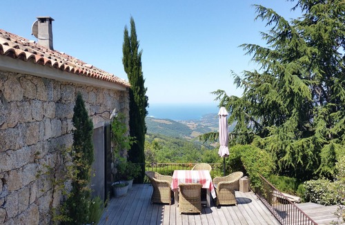 Fozzano House | Magnificent sheepfold, swimming pool and sea view in Fozzano