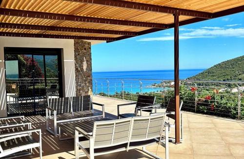 Tarcu Villa | MAGNIFICENT VILLA 350 M2-MOUNTAIN SEA VIEW 10 to 20 pers Prox. Ste Lucie P-Vecchio