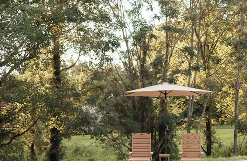 Silver Point Cabin | Marigold: Luxury Glamping Pool & Hot Tub & A/C