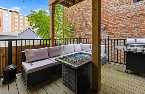 Lockerbie Square Apartment | Mass Ave Retreat with Big Patio and Free Parking