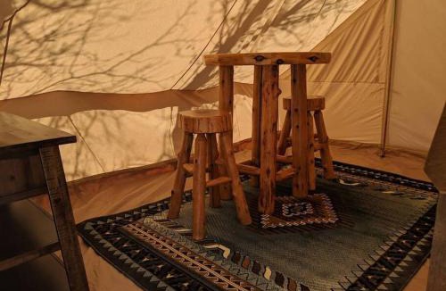 Moab South Valley House | Moab Glamping Setup Tent in RV Park #6 OK-T6
