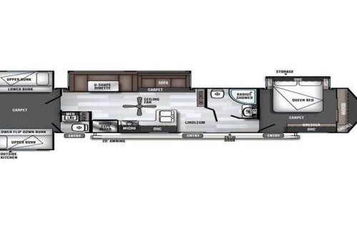 Moab South Valley House | Moab RV Resort RV III Fully Setup OK43