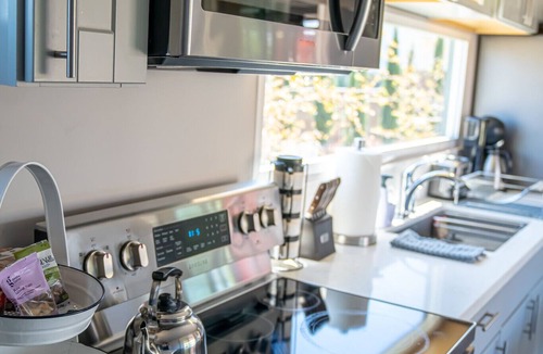 Las Vegas Cabin | Modern container home in Las Vegas with own soccer field and trees.