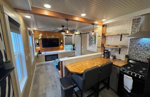 Heart of Missoula Apartment | Modern Furnished Studio Near UM + Private Deck