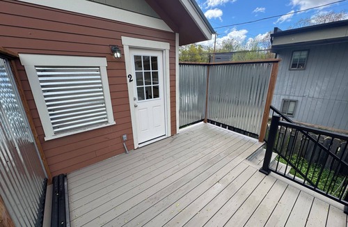 Heart of Missoula Apartment | Modern Furnished Studio Near UM + Private Deck
