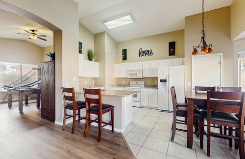 East Mesa House | Modern home w/private heated pool, backyard w/patio & BBQ grill