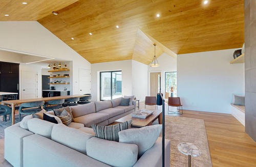 Granby House | Modern home with a hot tub, game room and fabulous deck space!
