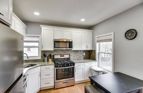 Cranston Apartment | Modernized Historic Apt, Walk to Downtown Cranston
