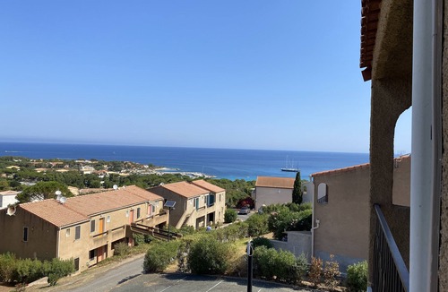 Marine de Saint Ambroggio Apartment | Monte e Mare residence, sea and sunset views, walking distance to the beach