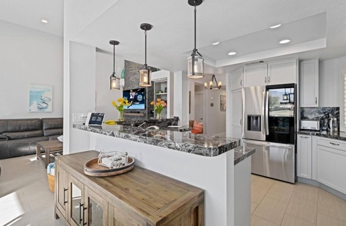 La Quinta Condo | Mountain & Golf Views + Pool & Spa + Fire Pit + BBQ + Golf Cart + Dog Friendly!