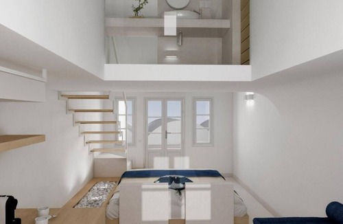 Oia Hotel | Muses Cycladic Suites - Two Level Maisonette with Sea view & Seasonal Hot Tub