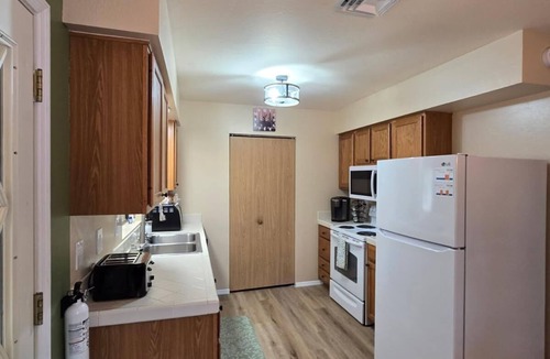 Eagar Cabin | Nestled in the trees, family cabin room for 8, cool summer getaway. Near lakes!