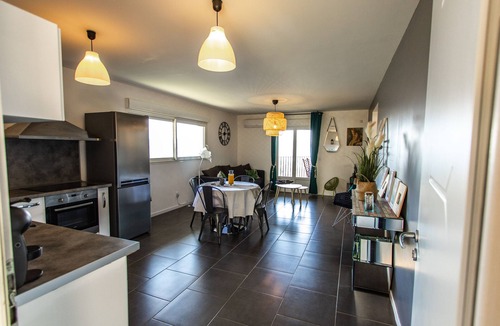 Olmeto Apartment | New accommodation, summer kitchen, terrace, garden