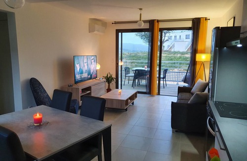 Porticcio Apartment | New, SUPERB T2 Standing, air-conditioned, new