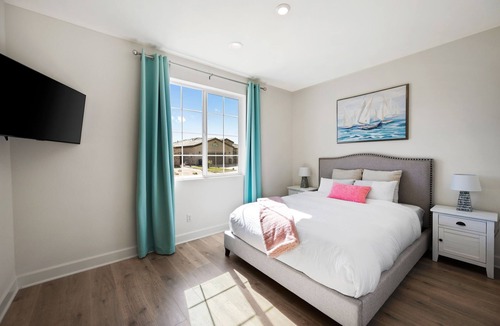 La Quinta Villa | Newly Built Mountain View Oasis: Putting Green, Pool, Hot Tub & Fire Pit.