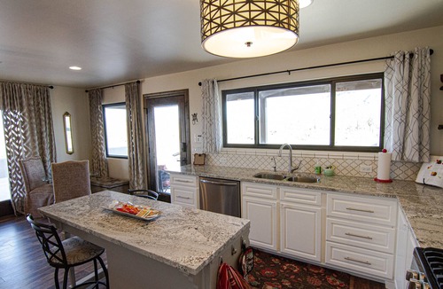 Mesa House | Newly built upper level casita with heated pool, Jacuzzi and state park views!