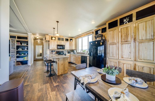 Newport Cabin | Newport Riverfront Home w/Deck + Fire Pit!