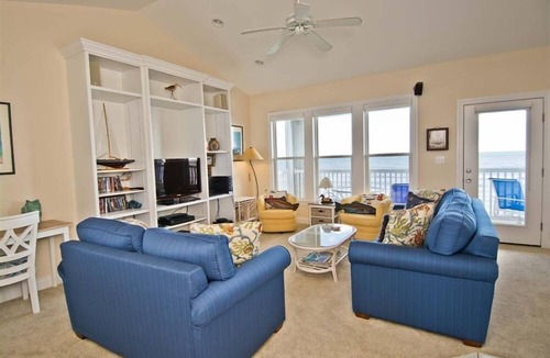 Indian Beach Condo | Ocean Club B302, Oceanfront Condo in Indian Beach, NC!