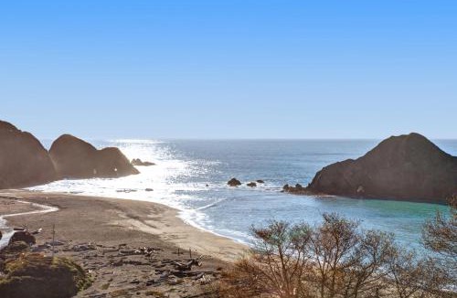 Elk House | Oceanfront Elk Home Steps to Beach & Pet-Friendly