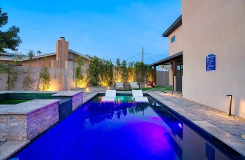 Southwest Village House | Old Town Modern by HÓZHÓ | Private Pool & Spa, Theatre Room | Oldtown Scottsdale