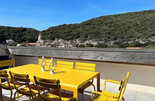 Bonifacio Apartment | On the marina, superb 150m2/1,600 sq ft, with 2 terraces, A/C, parking & lift