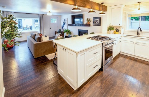 Arvada House | One Block From Olde Town! Hot Tub, Fire Pit, Putting Green, Arcade & Game Room