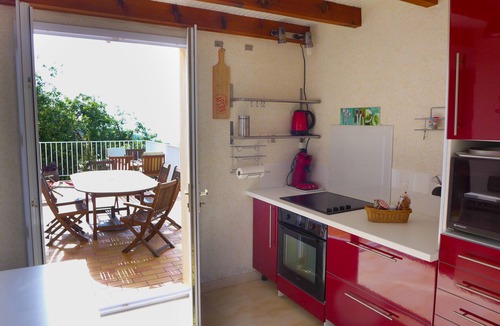Calcatoggio Villa | Panoramic view of the sea and the mountains, Detached village house,