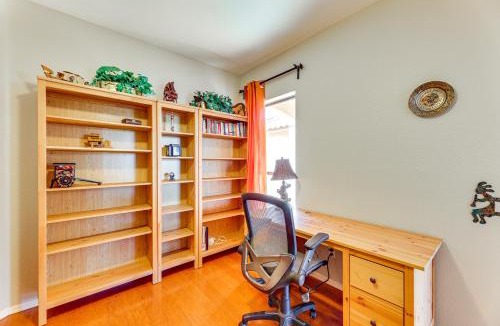 Chandler House | Patio + Water View: Lakefront Chandler Escape!