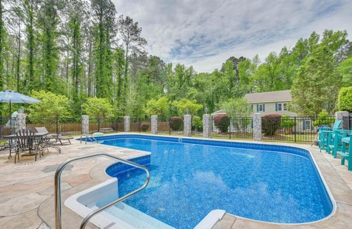 Vass House | 'Peacock Landing' in Vass: Game Room & Shared Pool