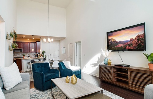 Ocotillo Condo | Penthouse, Resort Pool, Canal and Mountain Views!