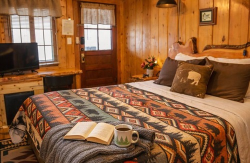 Dubois Cabin | Pet-Friendly Cabin - Queen Beds, Hot Tub, Free Parking & Scenic River Setting