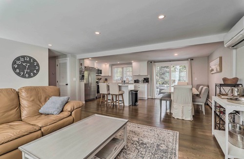 Hyannis House | Pool Table + Fire Pit: Wooded Hyannis Haven!
