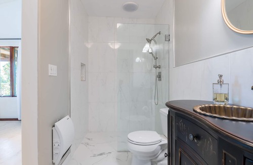 Morgan Hill House | Poolside Suite with a private rose garden next to the vineyard and private entry