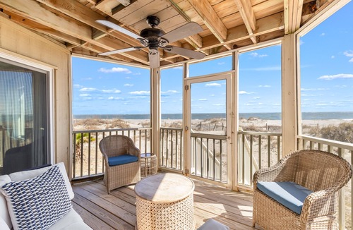 Isle of Palms Villa | Port O' Call F102 - Oceanfront Oasis w/Walkout!