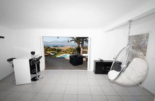 Grosseto-Prugna Villa | Porticcio center: sea view, private heated pool
