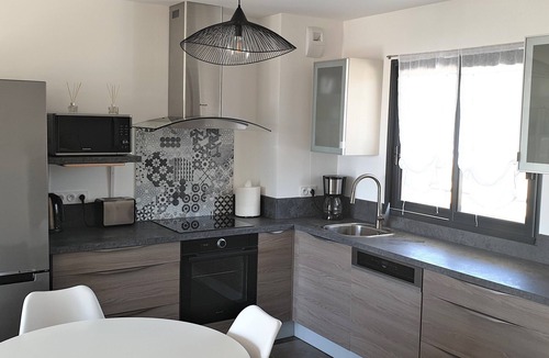 Grosseto-Prugna Apartment | Porticcio, T2, sea view, new, air conditioned .