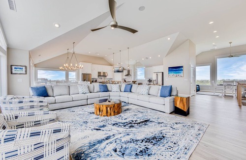 Hatteras House | Premier Oceanfront Estate w/Pool, Hot Tubs, Elevator, Theater, and Much More
