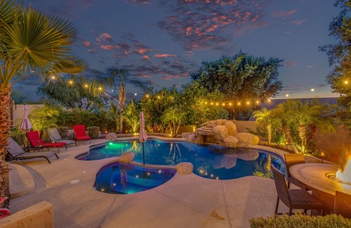 Mountain Terrace North House | Private backyard w/heated pool/spa. 20 mins from TPC and Super Bowl