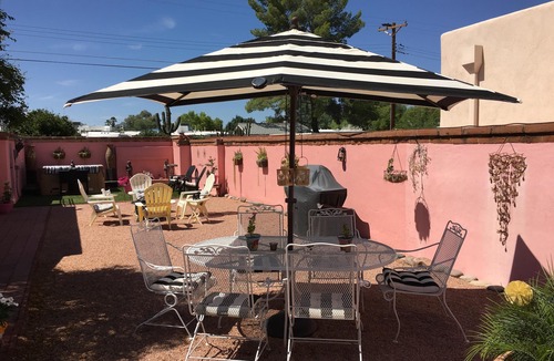 Blenman-Elm House | Private bedroom and bath across from the U of A and TMC. Hot tub & BBQ