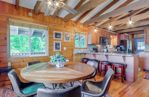 Newport House | Private Dock, Deck & Yard: Luxe Sacheen Lake Home