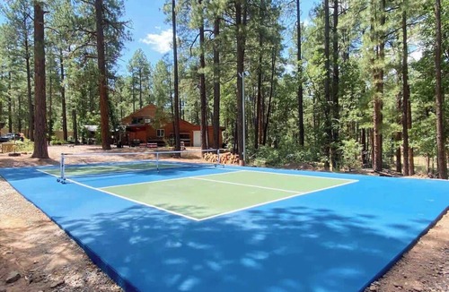 Show Low Cabin | Pvt Pickleball- Hot Tub-Game Rm-Playground