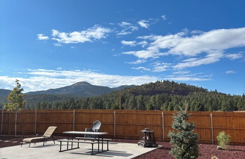 Williams House | Quiet downtown neighborhood w/mountain views, private turfed backyard, A/C & W/D