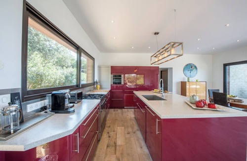 Coti-Chiavari Villa | Recent villa, sea and gulf view, heated pool, terraces, 10' from beaches